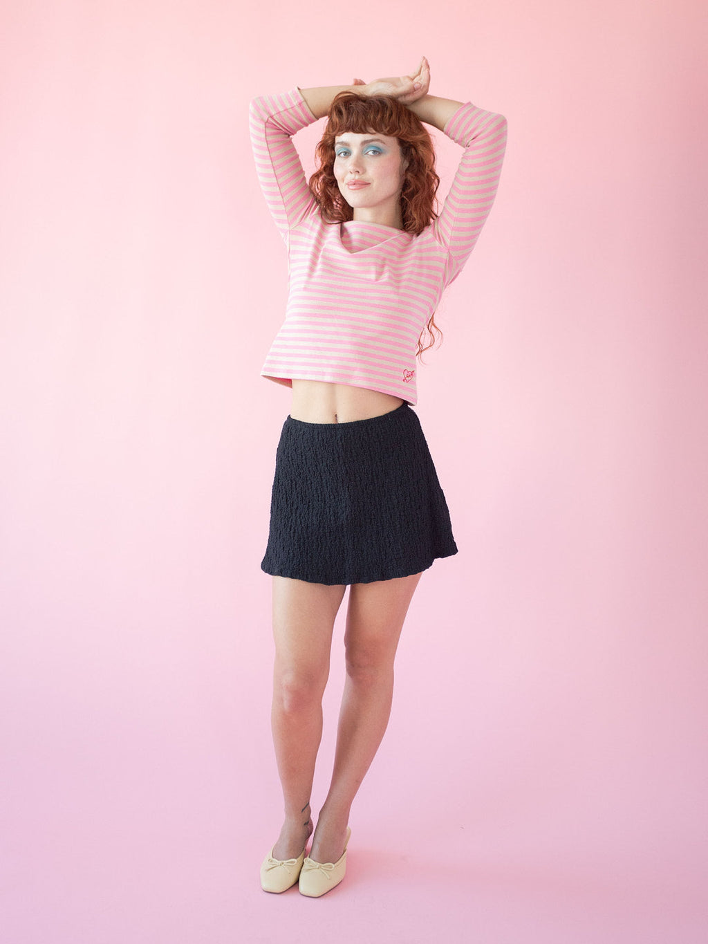 Nia Top - Candy Pink Stripe - 4