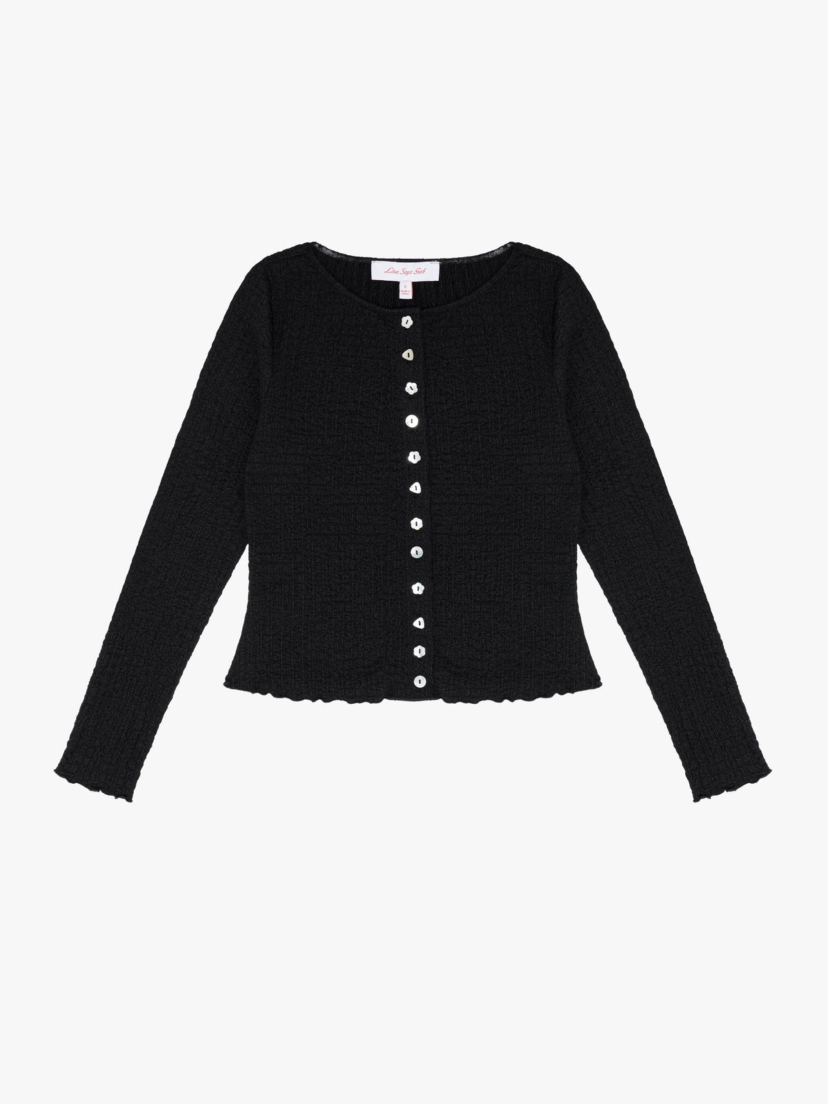 Summer Long Sleeve Top - Caviar - 1