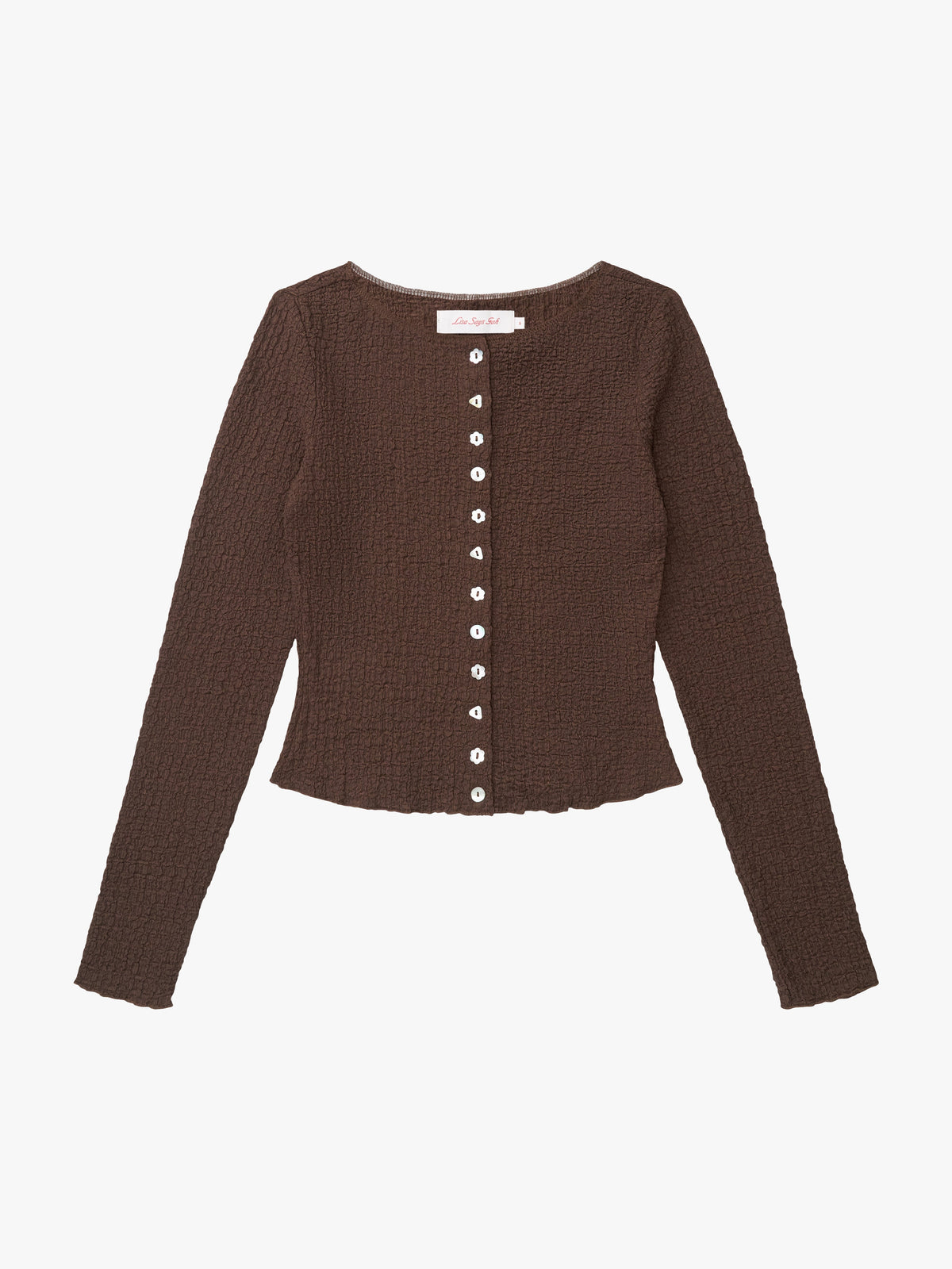 Summer Long Sleeve Top - Saddle - 1
