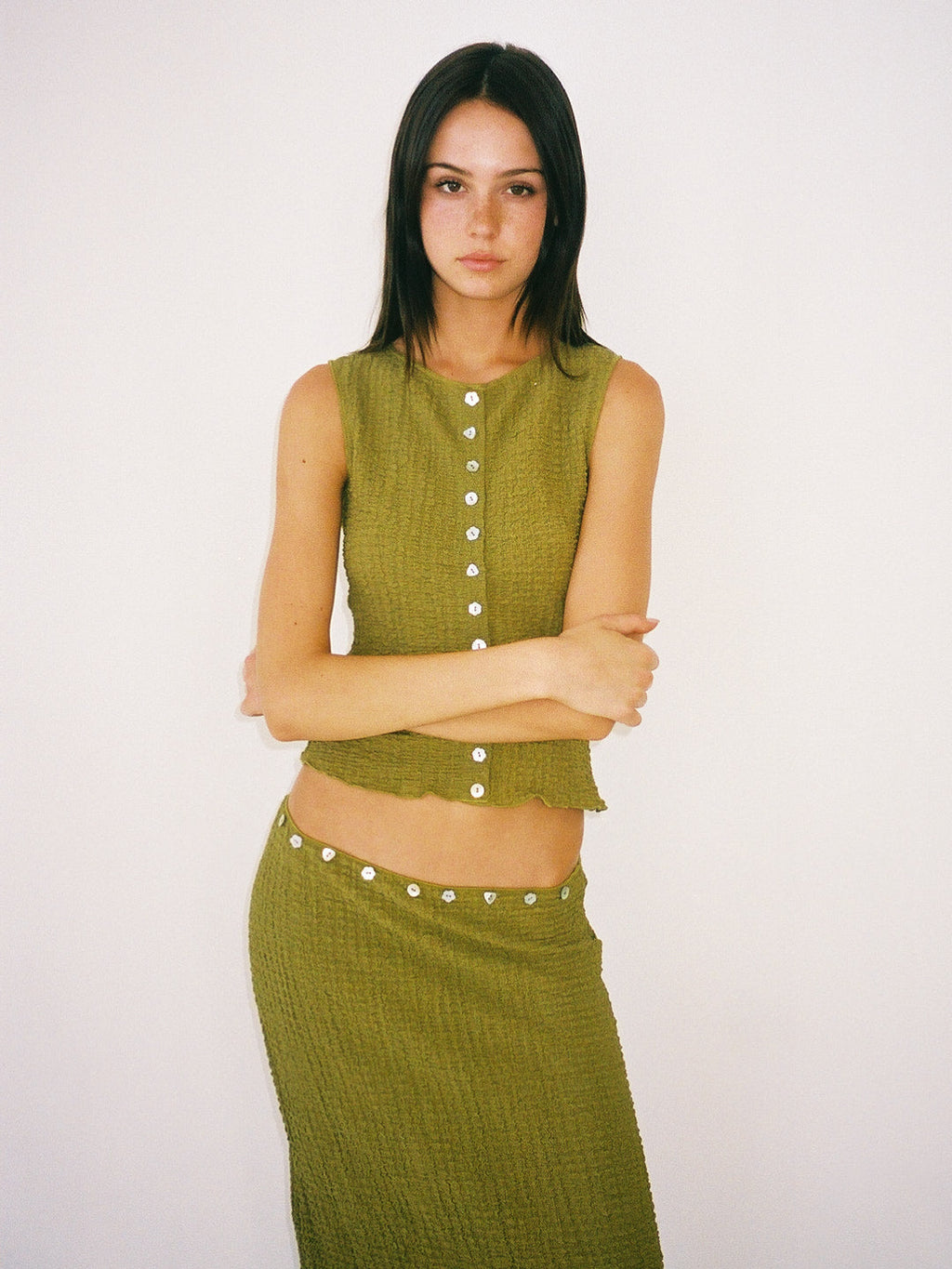 Summer Top - Olive - 12