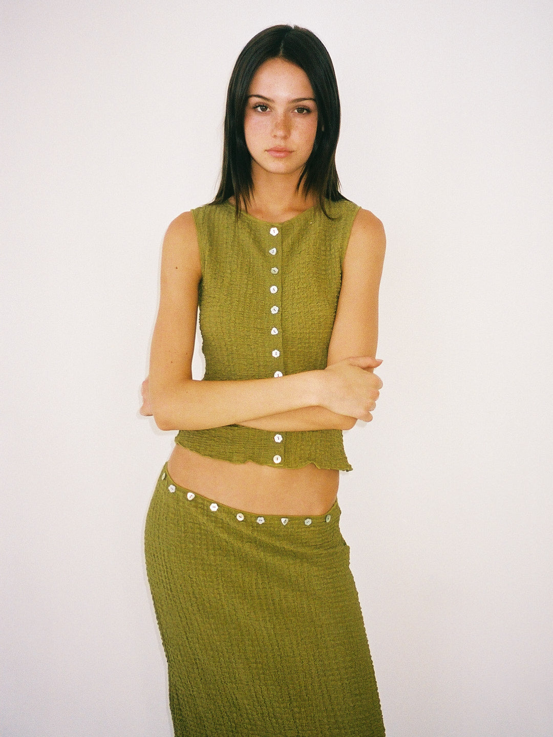 Summer Top - Olive - 12