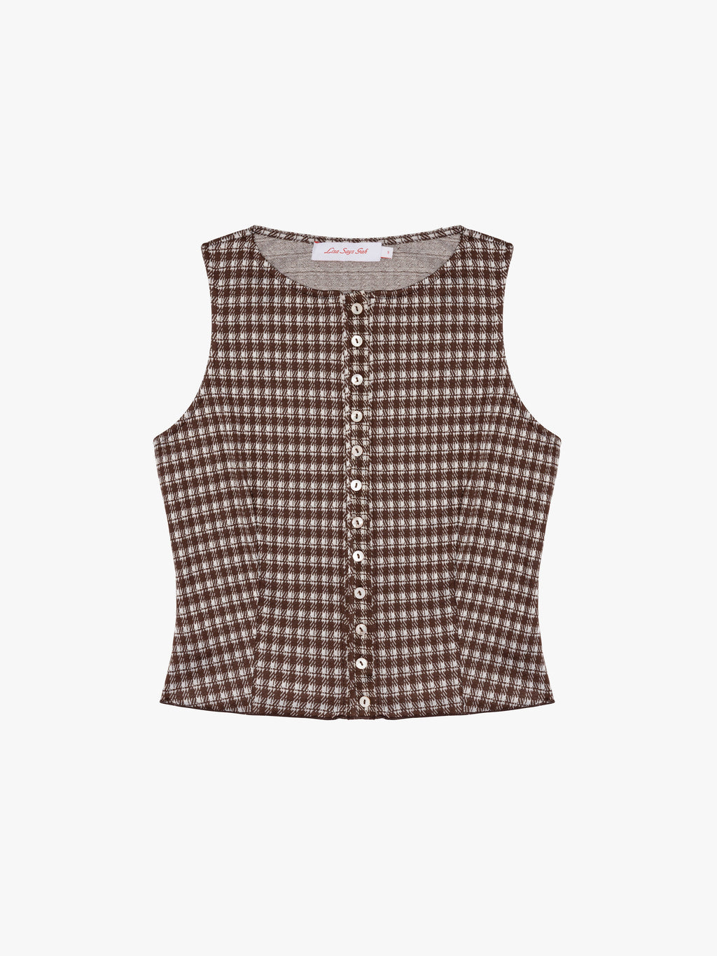 Summer Top - Cocoa Plaid - 1