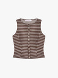 Summer Top - Cocoa Plaid - 1