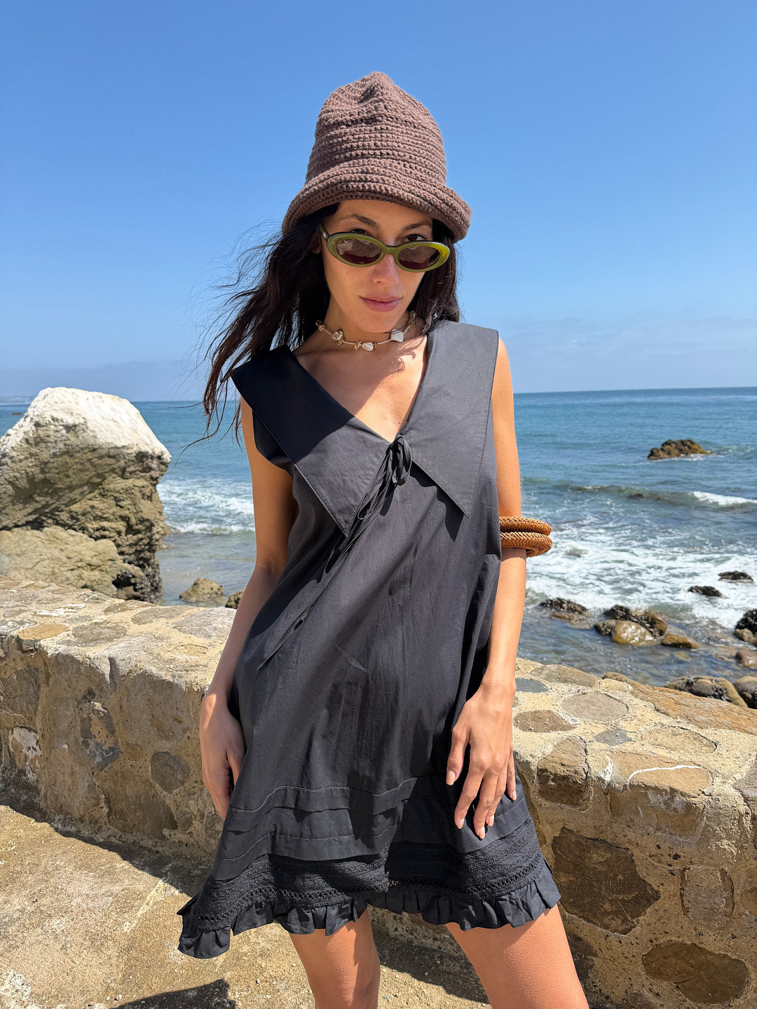 Jenny Mini Dress - Black - 2
