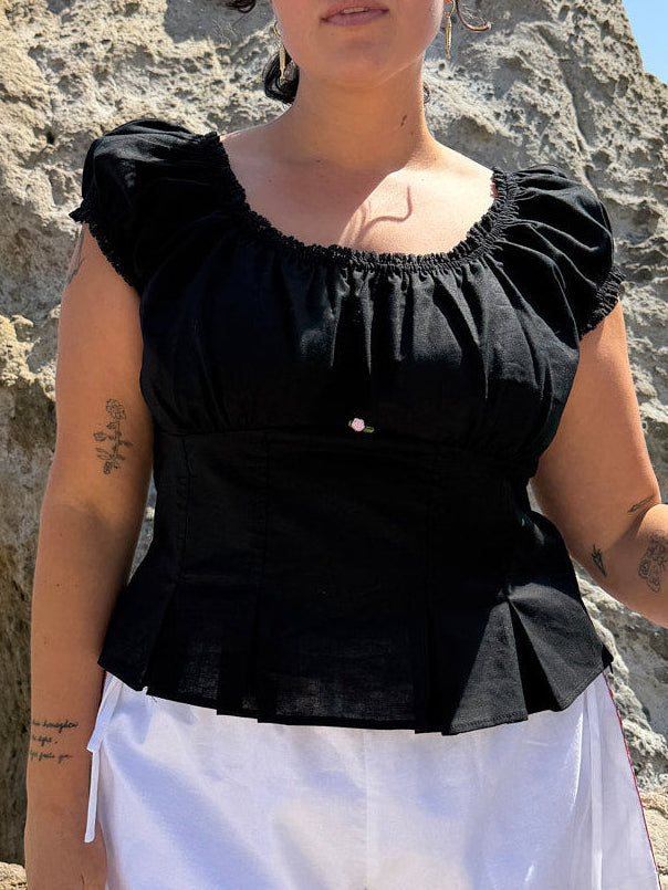 Pat Top - Black - 6