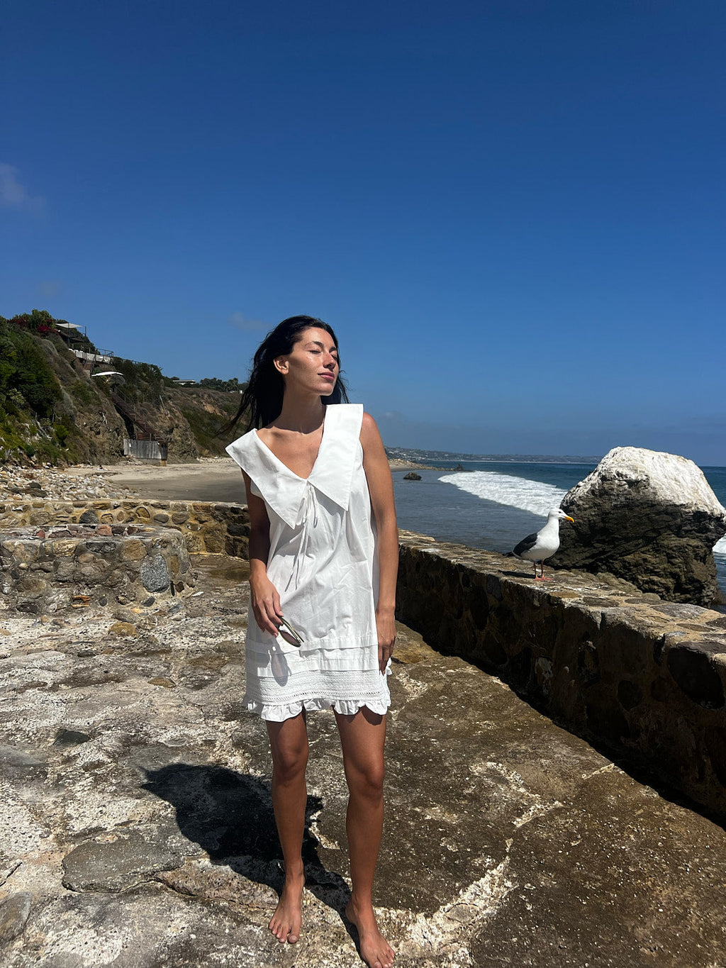Jenny Mini Dress - Dove - 4