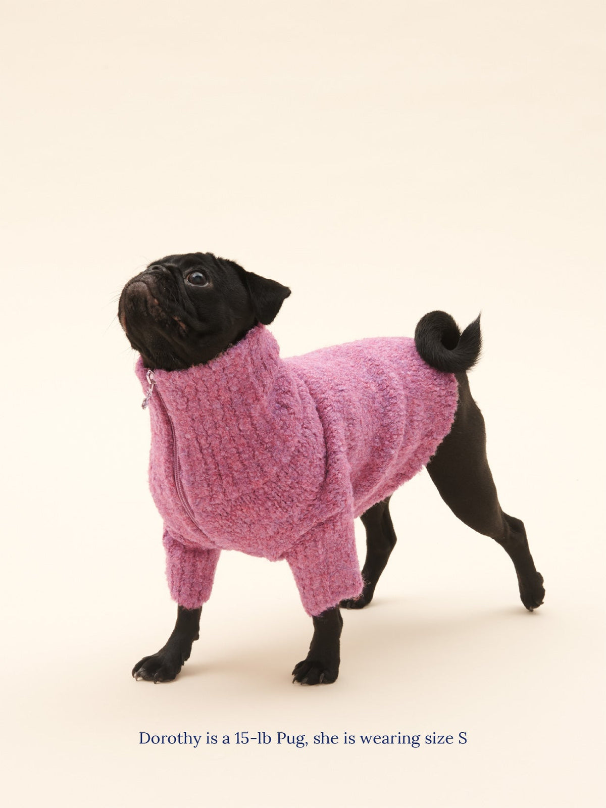 Dog Sweater - Pink Marble - 9