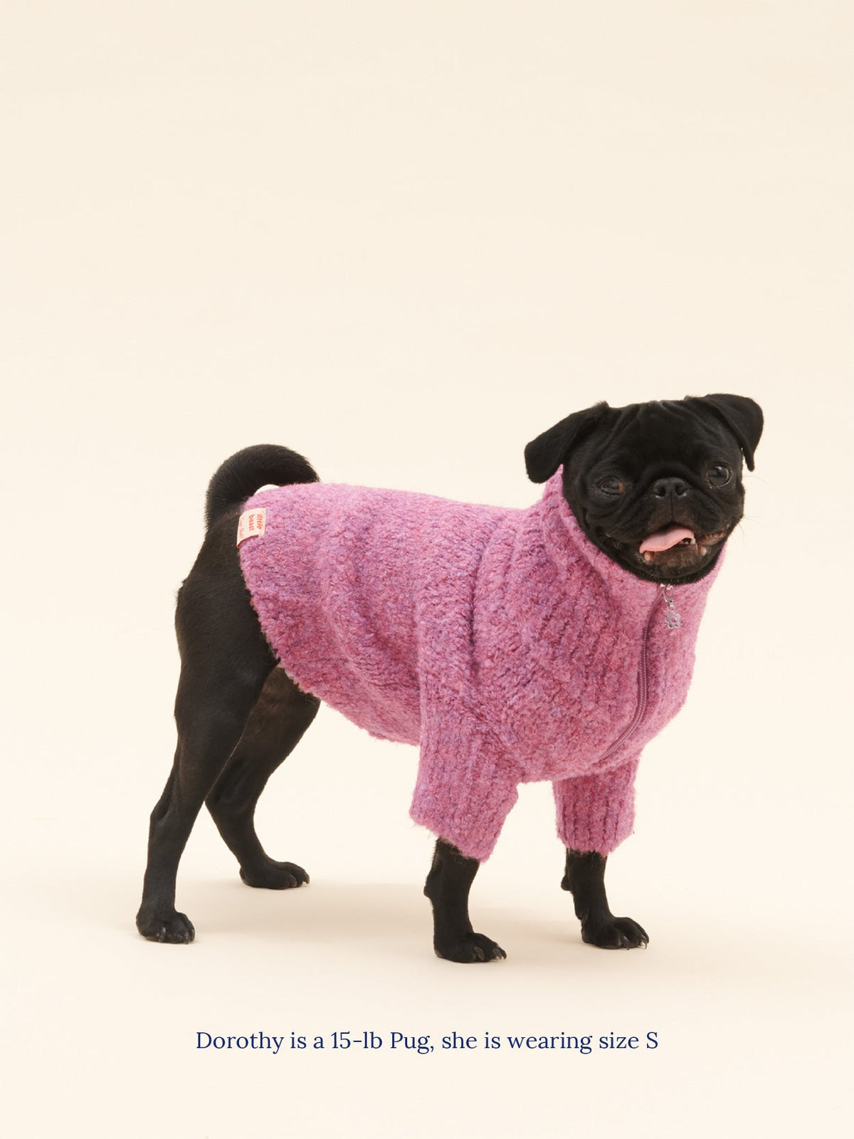 Dog Sweater - Pink Marble - 10