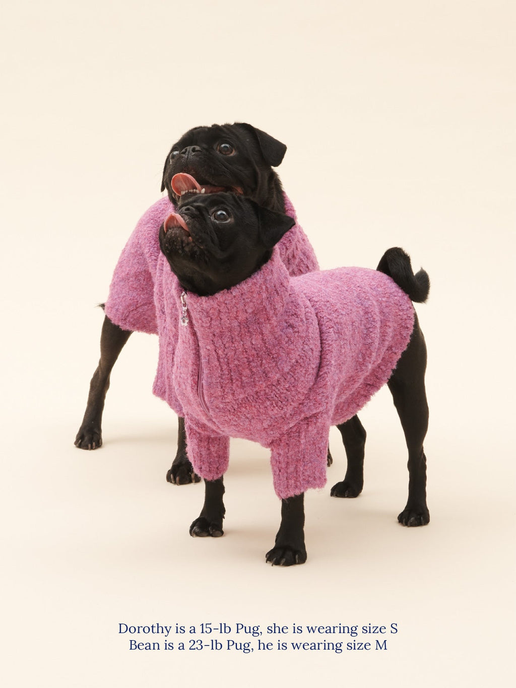 Dog Sweater - Pink Marble - 11