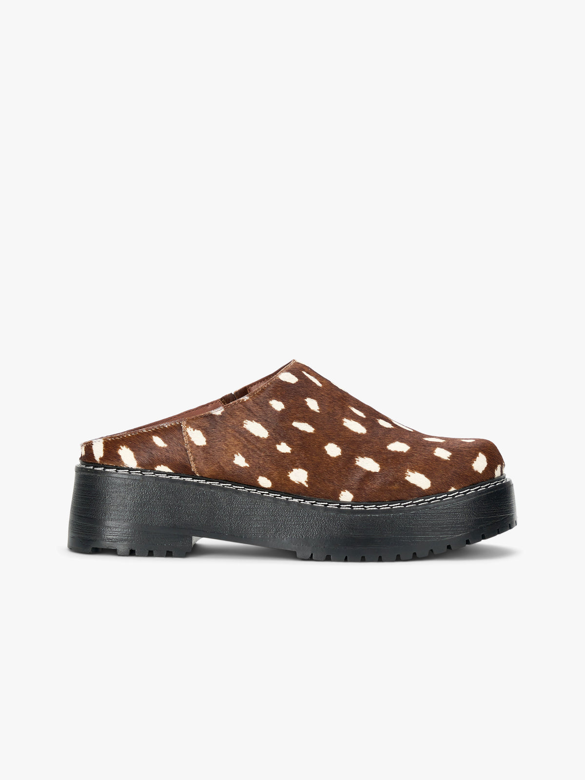 Lena Chunky Mule - Bambi - 12