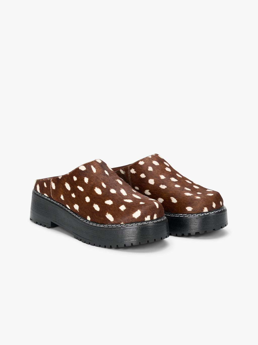 Lena Chunky Mule - Bambi - 1