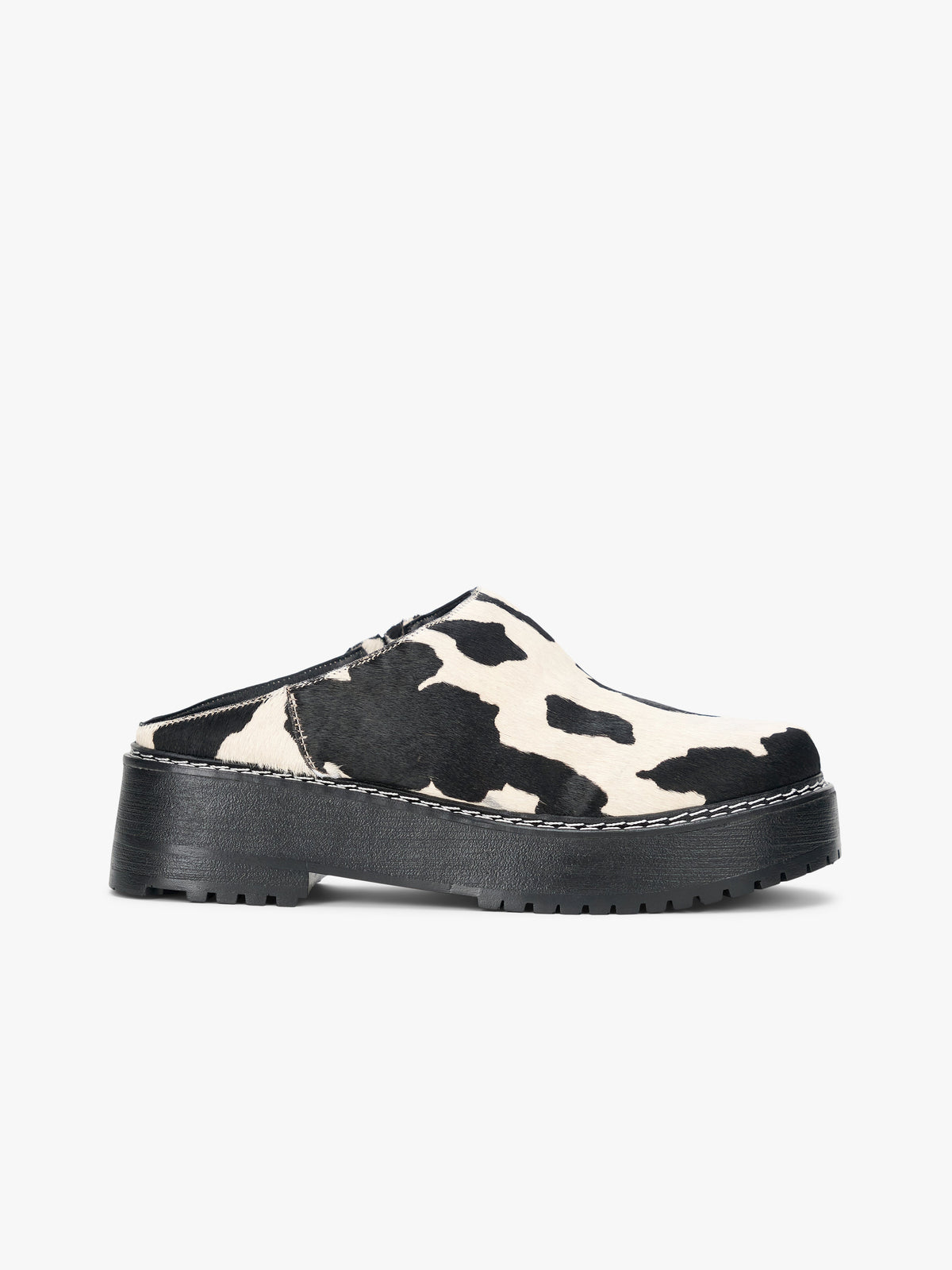 Lena Chunky Mule - Cow - 14