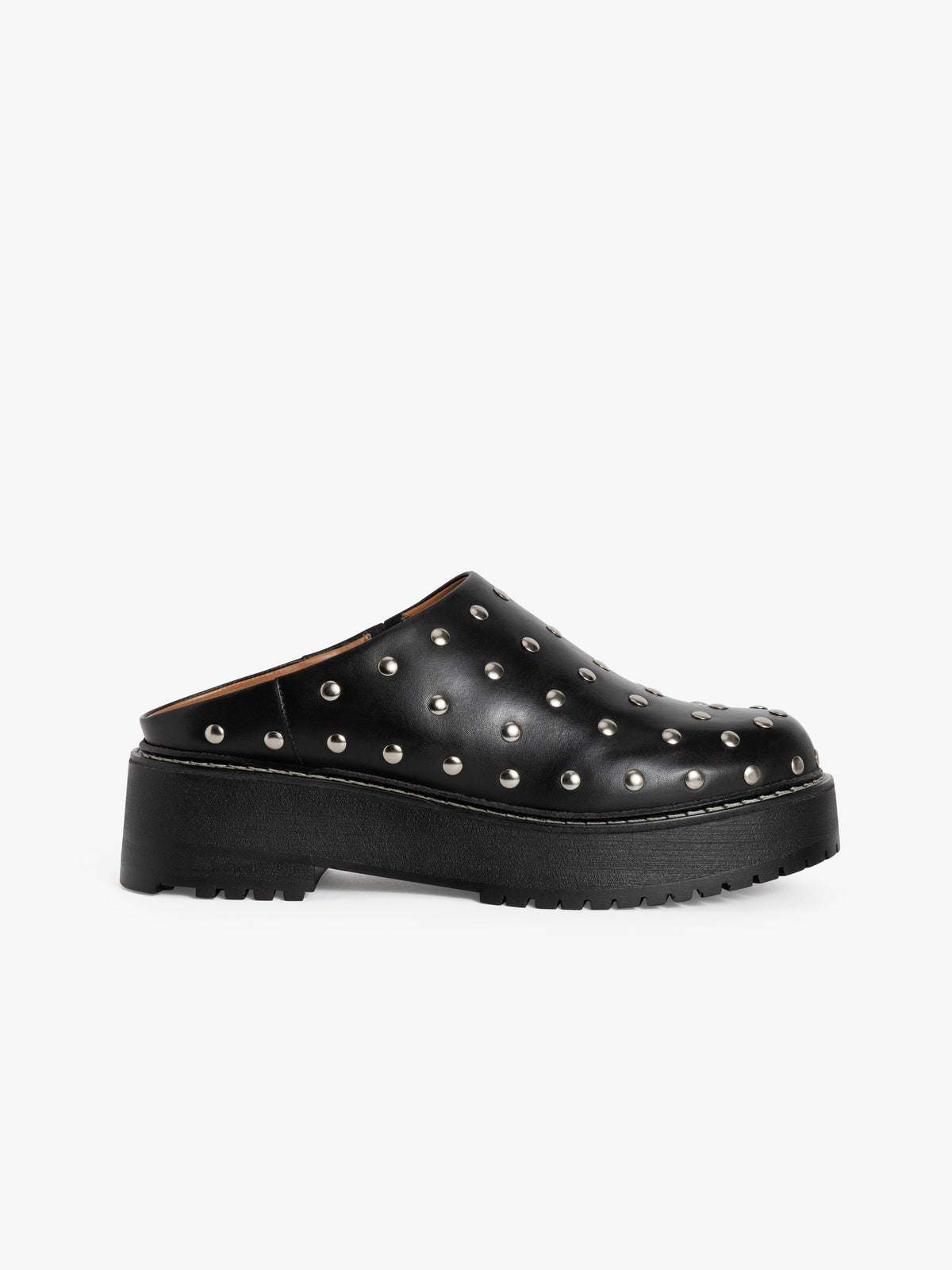 Lena Chunky Mule - Studs - 1