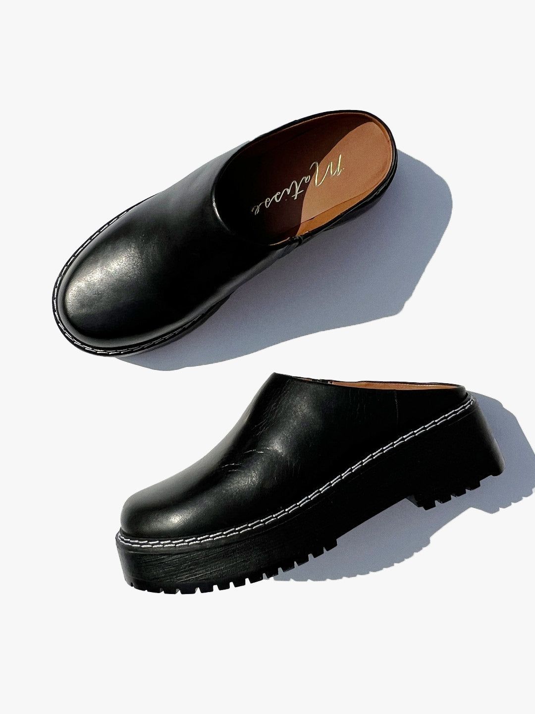 Lena Chunky Mule - Black - 11