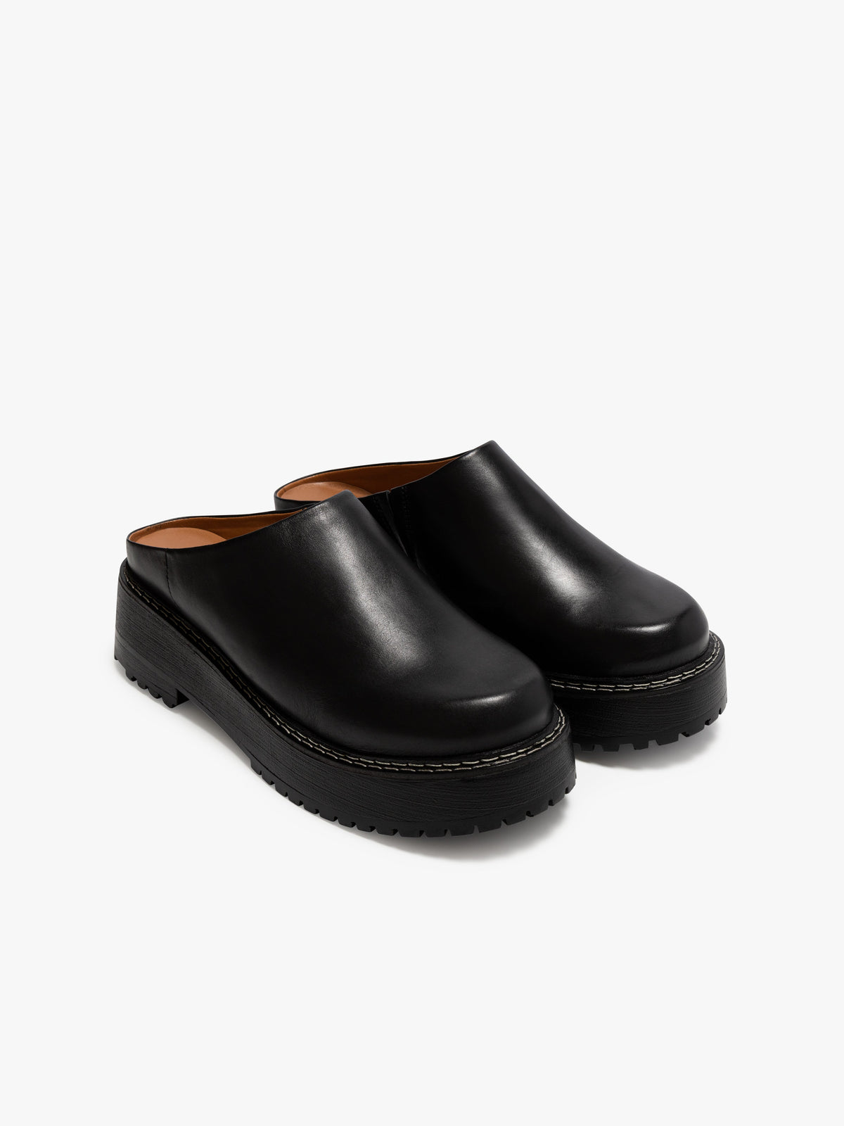 Lena Chunky Mule - Black - 9