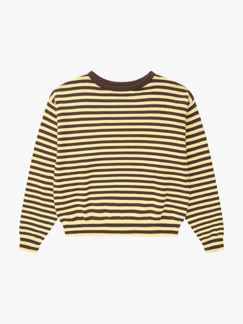 "I Can't Believe it's Not Vintage" Crewneck - Golden Stripe - 1